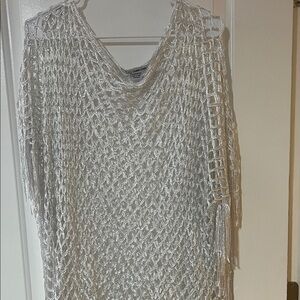White Crochet Cover-Up